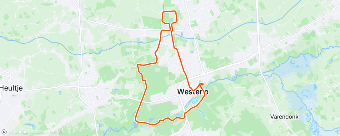 Map of the activity, Ochtendwandeling