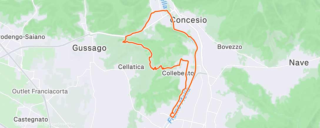 Map of the activity, Stella pesante…