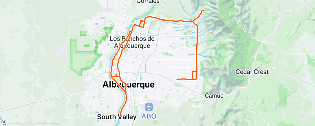 Map of the activity, Bike meetings