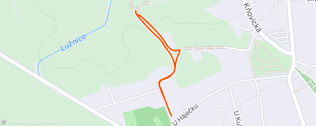 Map of the activity, Morning Walk