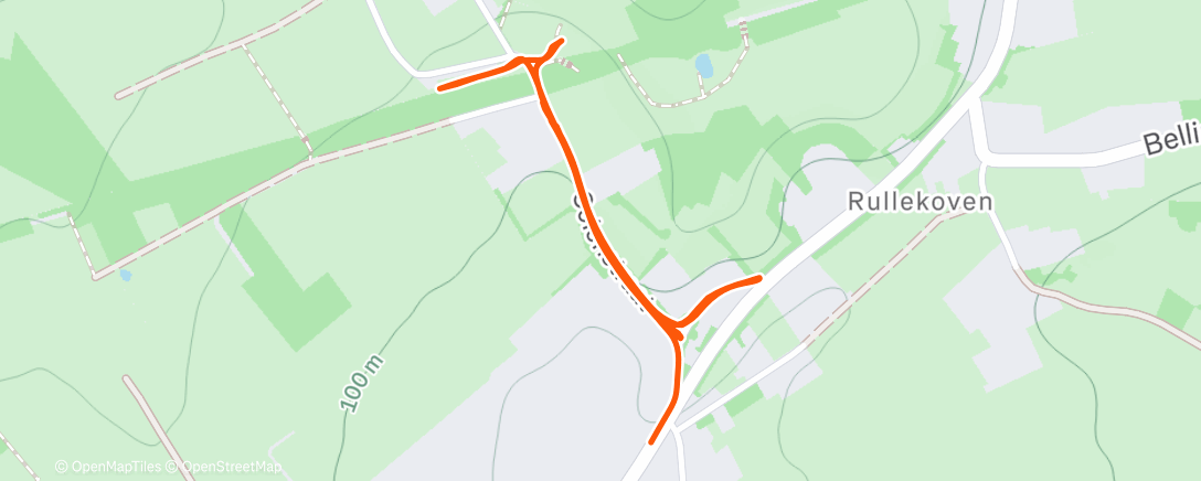 Map of the activity, Naar de start