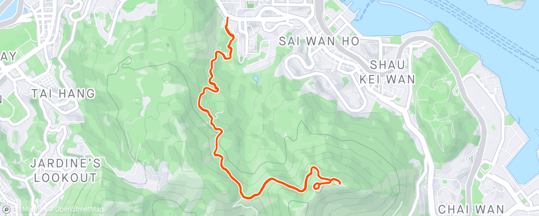 Map of the activity, Lunch Run ☀️