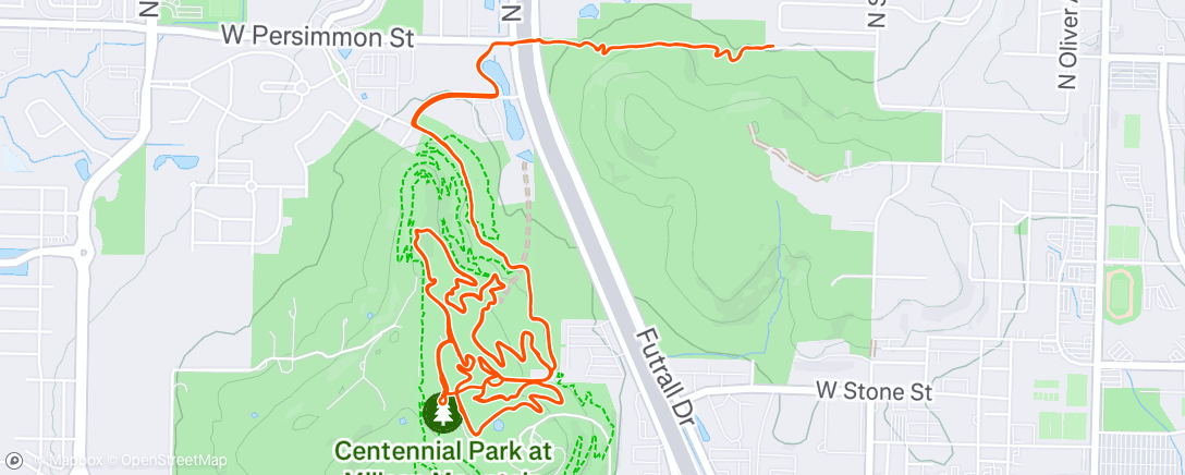 Map of the activity, US Cup Laps!