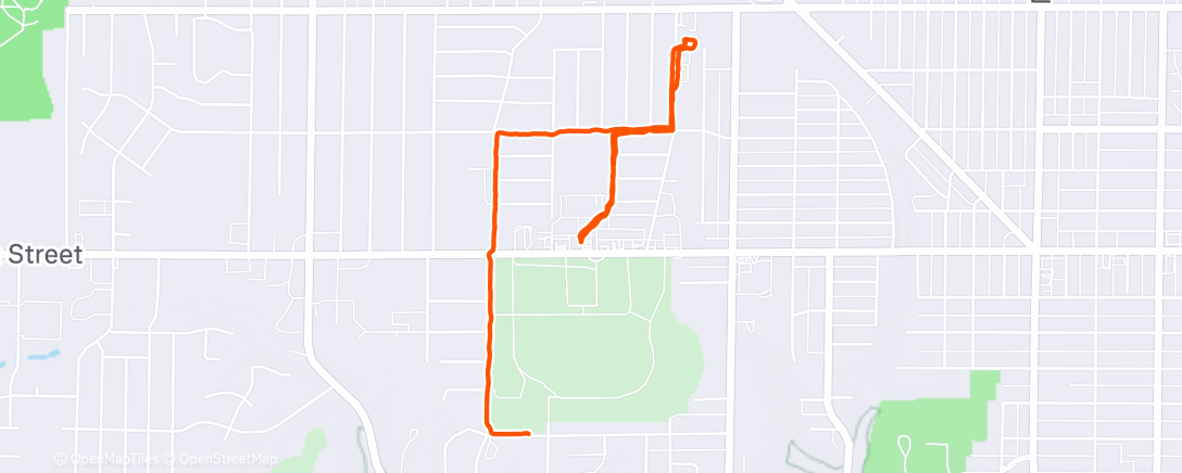 Map of the activity, home avoiding ice? water main!?