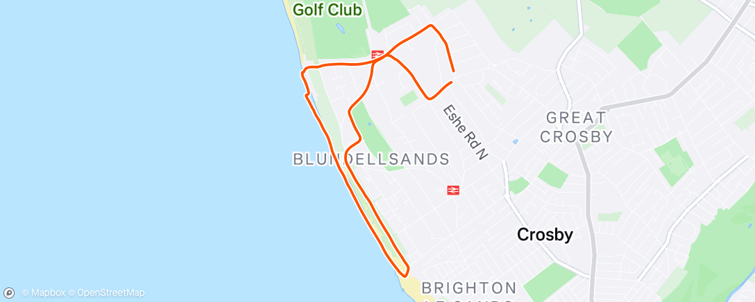 Карта физической активности (Boxing day walk)