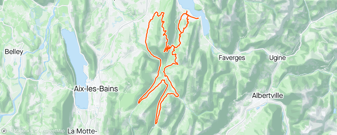 Map of the activity, Giro 🌸🇮🇹 #22