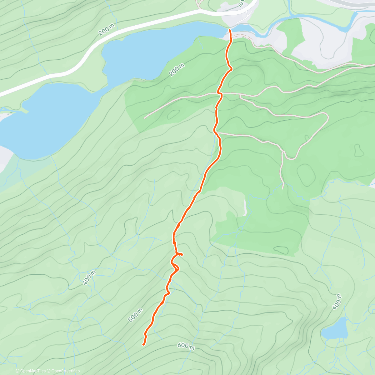 Map of the activity, Moel Siabod
