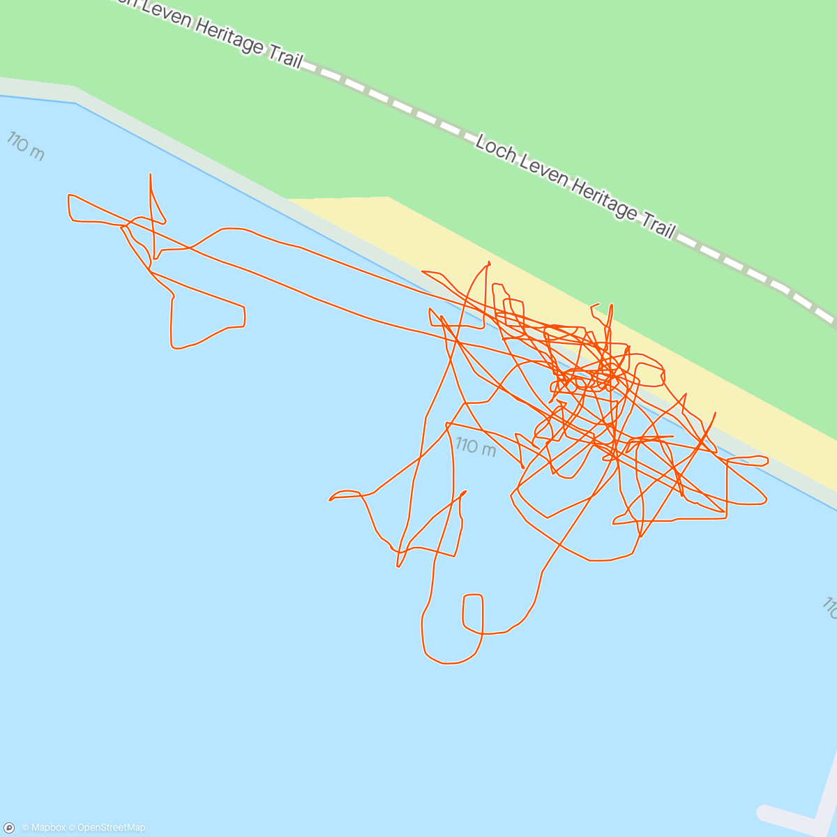 Map of the activity, Splash and Paddle