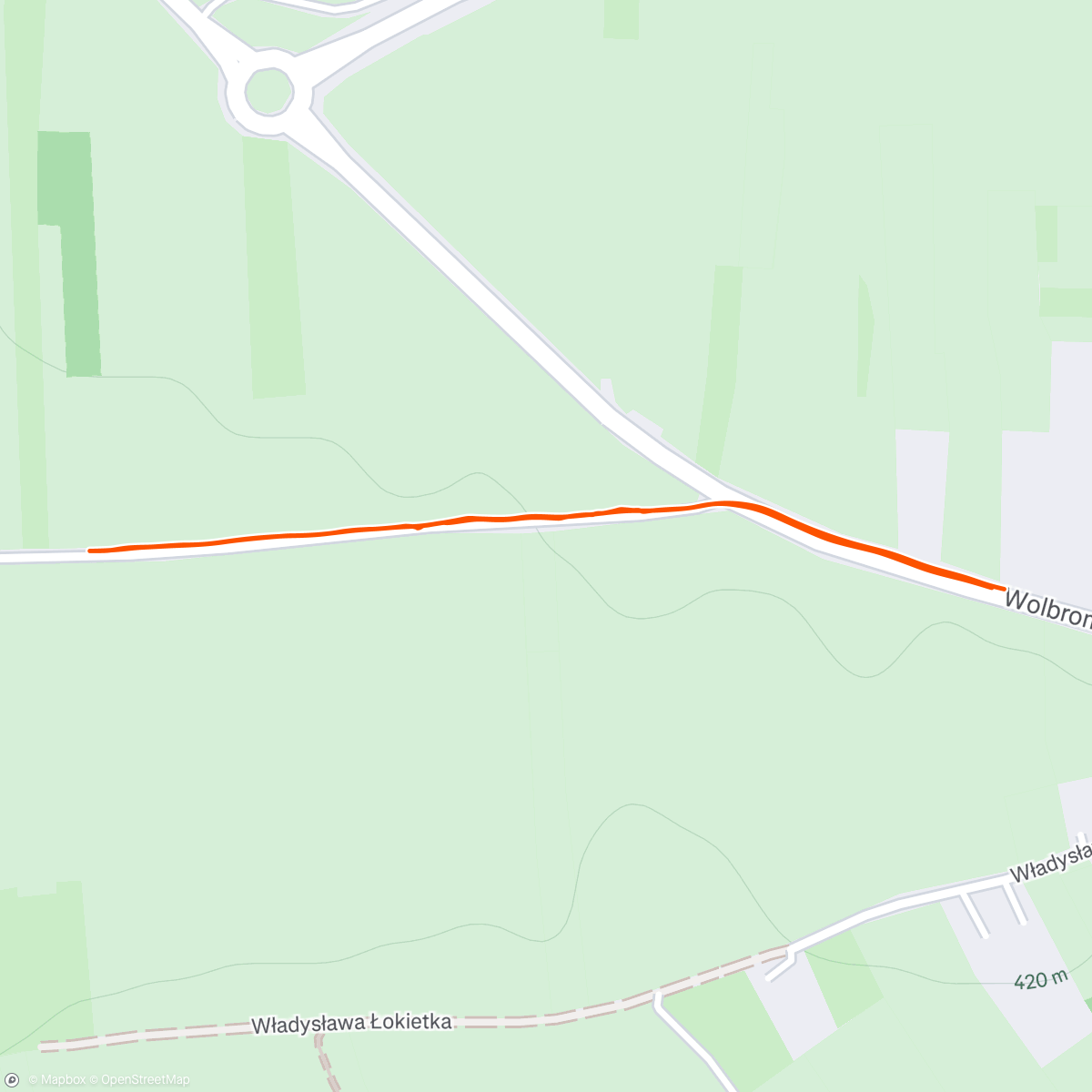 Map of the activity, Morning Walk