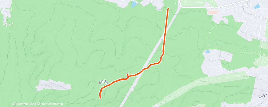 Карта физической активности (Трейлраннинг (вечер))