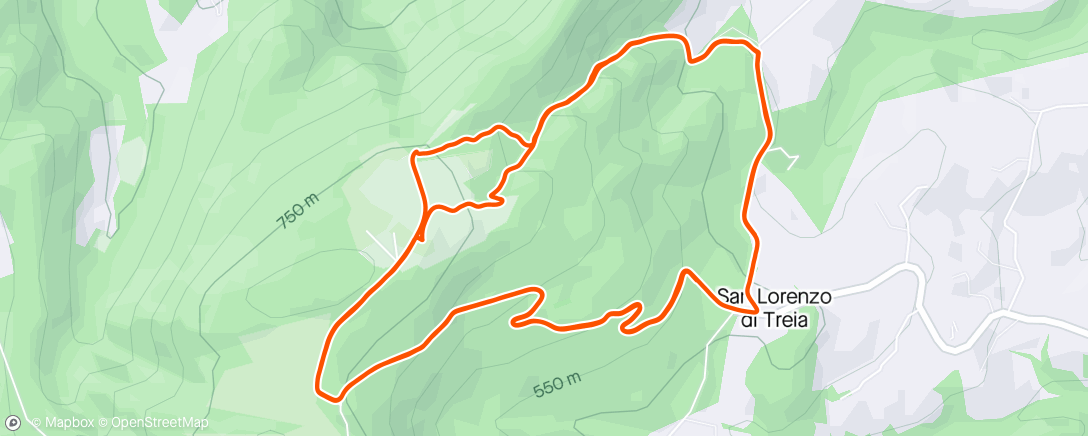 Map of the activity, Sessione di e-mountain biking pomeridiana 