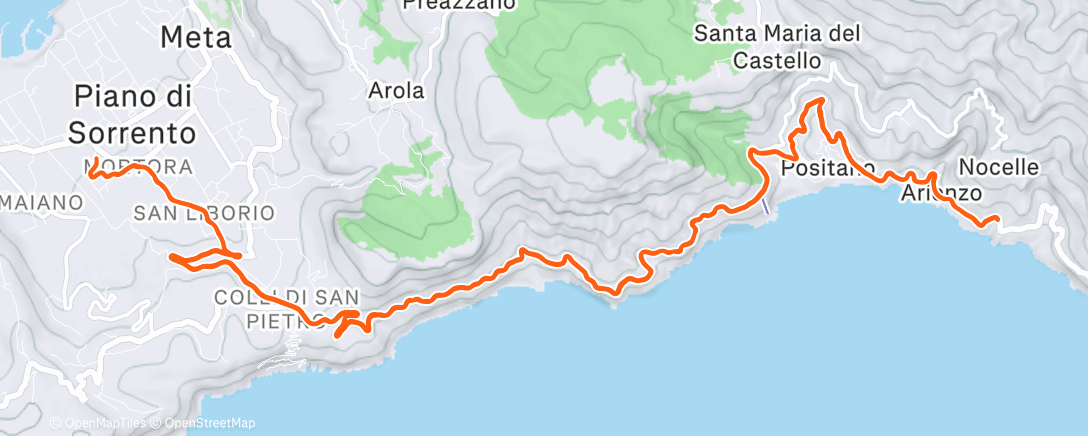 Map of the activity, Afternoon Mountain Bike Ride