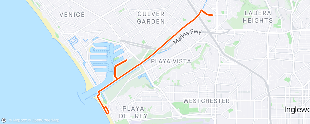 Map of the activity, 1st post sick spin.