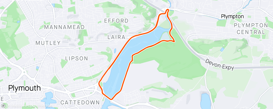 Mapa da atividade, Afternoon Run