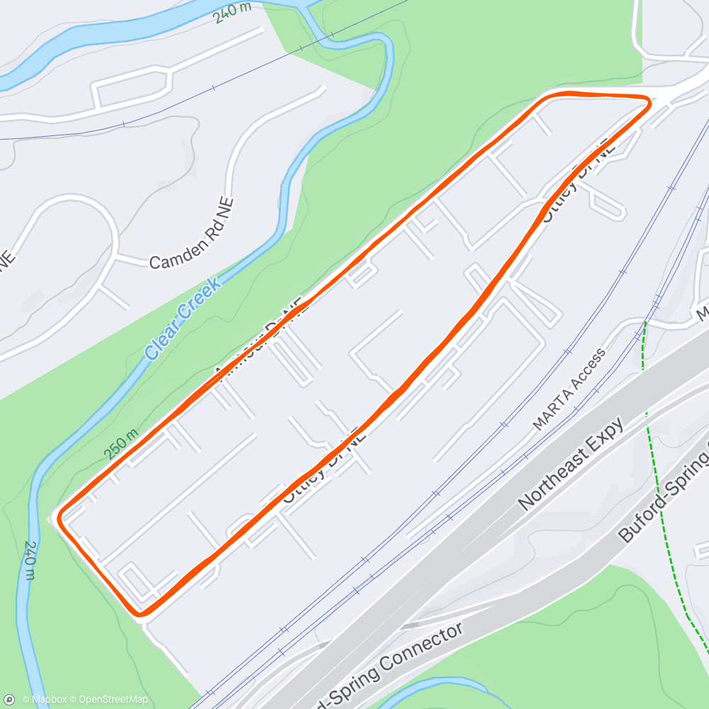 Map of the activity