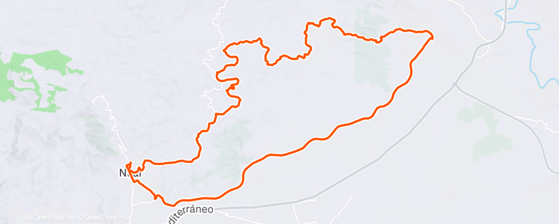 Карта физической активности (Pantano de Isabel II)