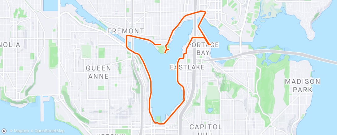 Map of the activity, Super Seattle day!