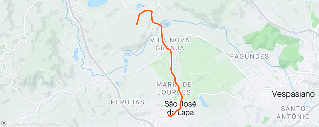 Map of the activity, Tarde Ciclismo