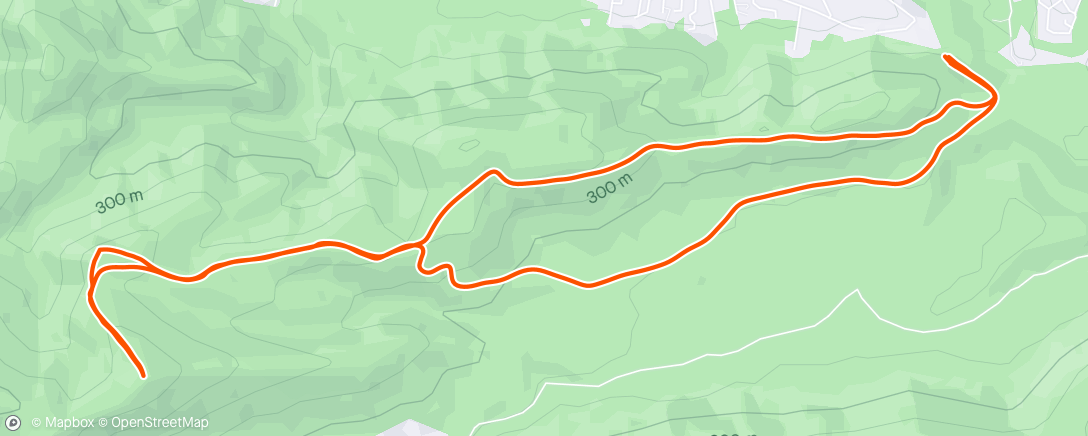 Map of the activity, Marche dans la colline