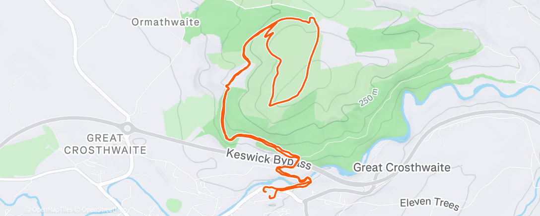 活动地图，Afternoon Run