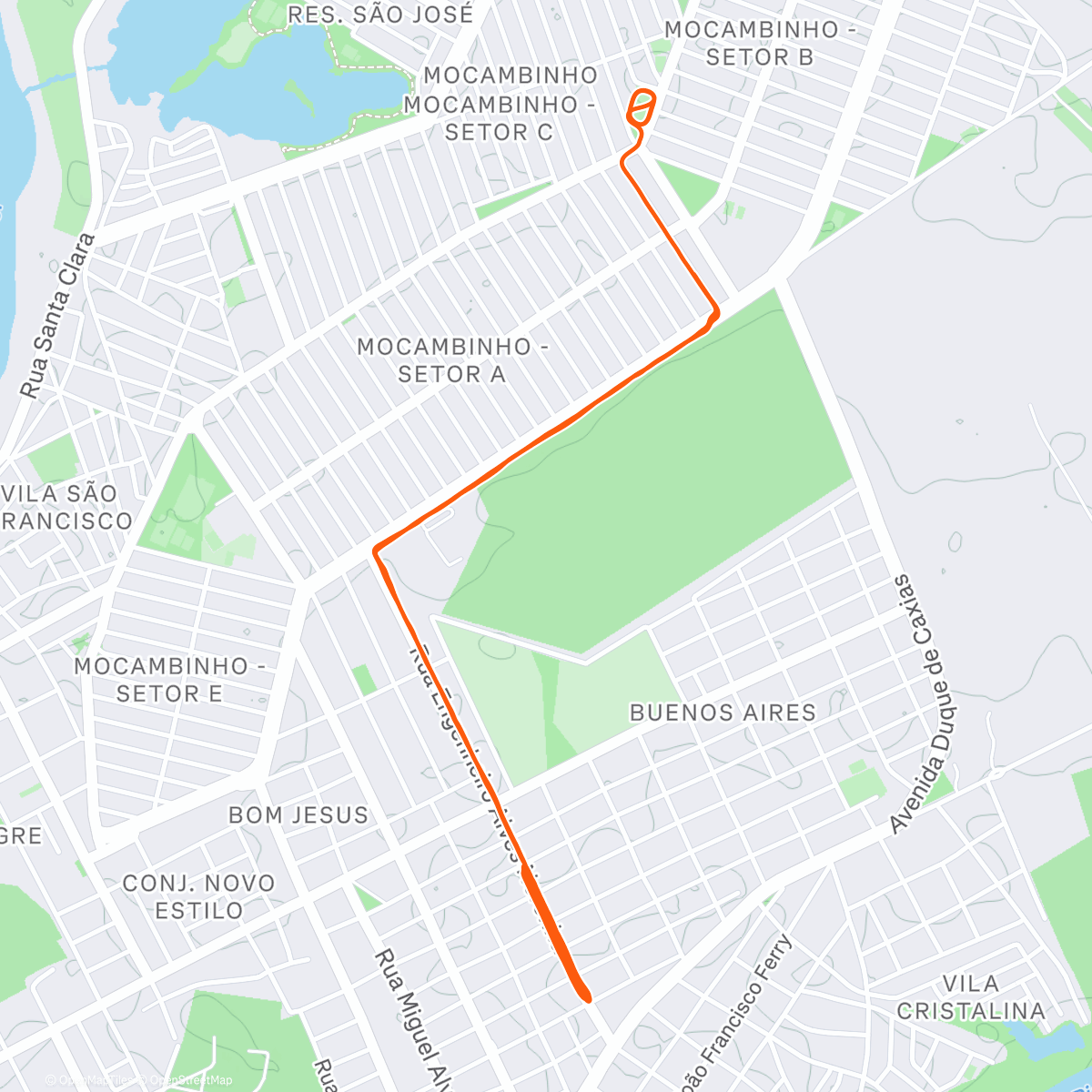 Map of the activity, Sobe desce +1kg extra
