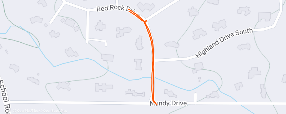 Map of the activity, Morning Walk