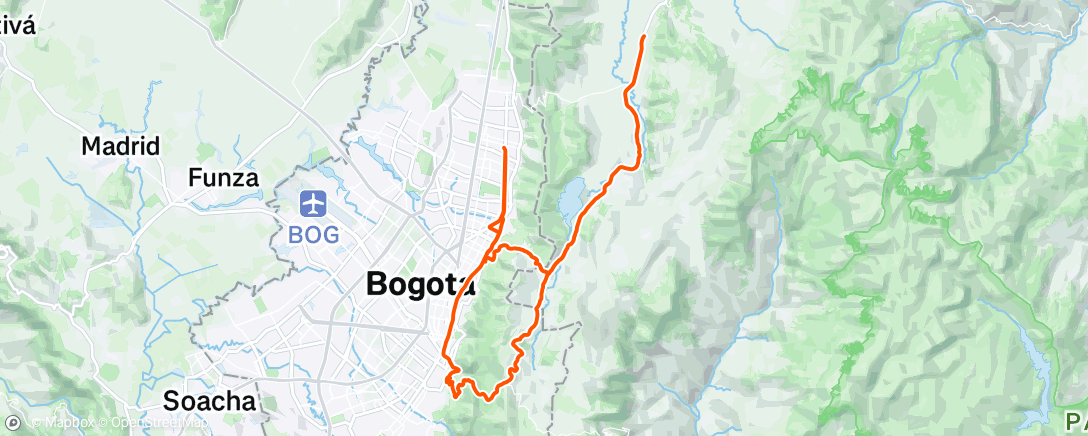 Carte de l'activité Oggi sgambata