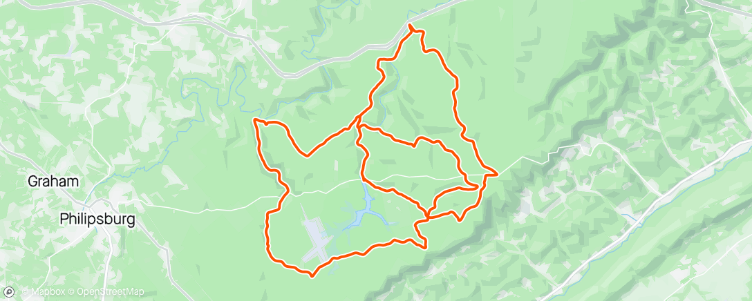 Mapa da atividade, Black Moshannon State Park