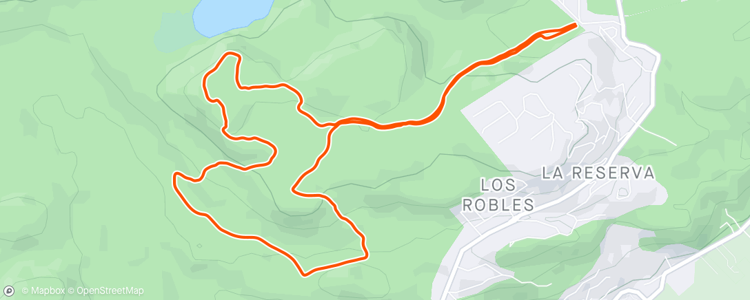 活动地图，Afternoon Run - Rosales
