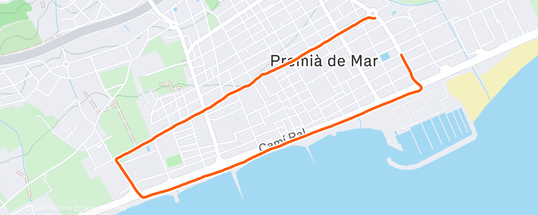 Map of the activity, Tomorrow we get healthy