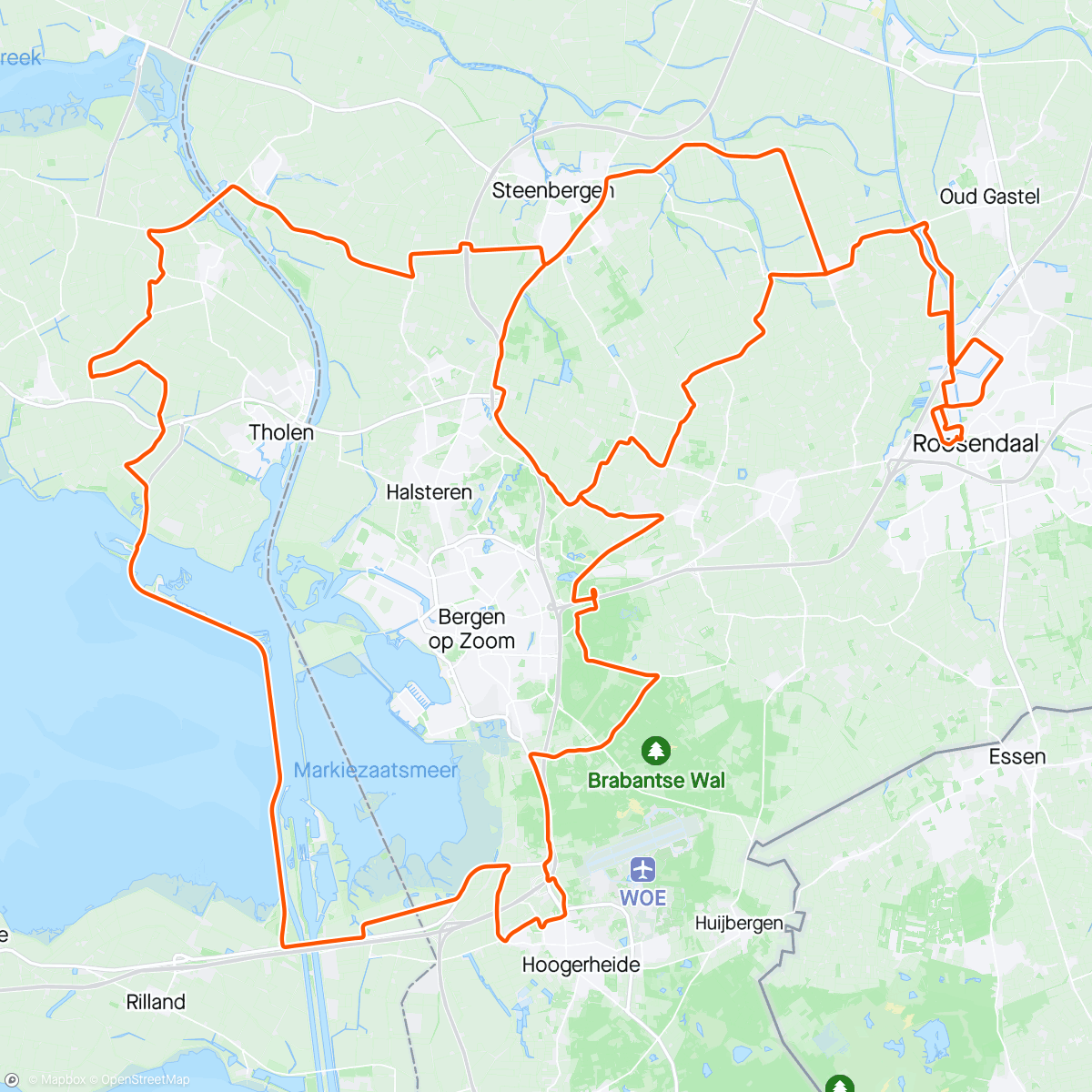 Map of the activity, Stage 4 ZLM Tour🇳🇱💨