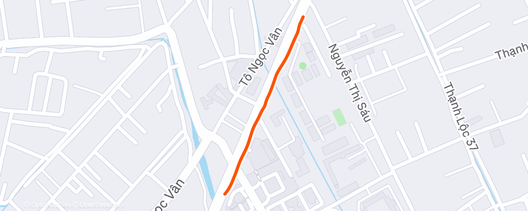 Map of the activity, Morning Walk