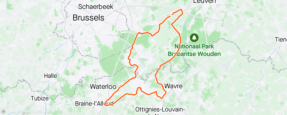 Mapa da atividade, Waterloo