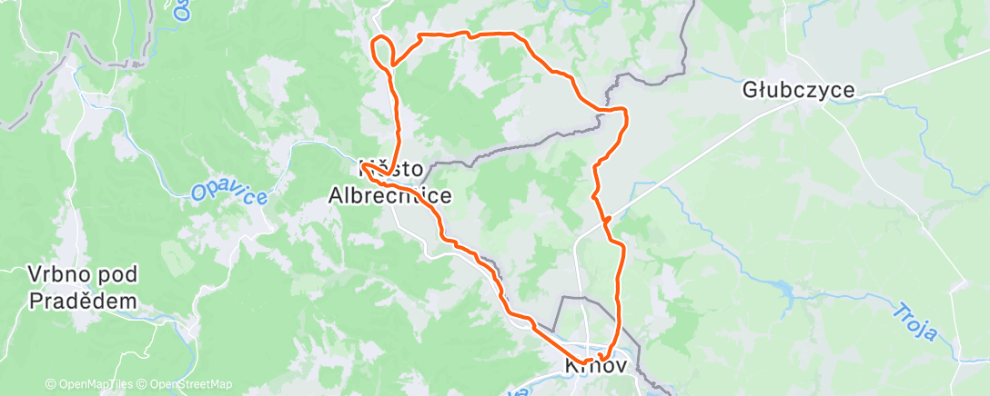 Map of the activity, Afternoon Ride - 👌☀️🥶