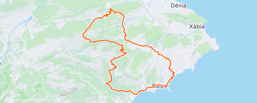 Carte de l'activité Stage calp #2 endurance chill