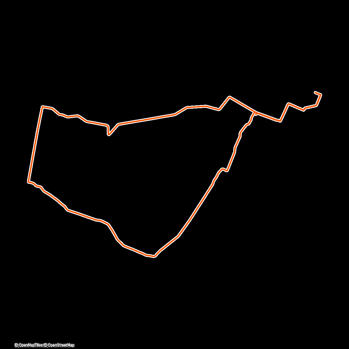 Map of the activity, Odczuwalna -12. Why not? 🥹