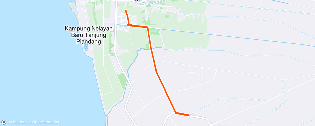 Map of the activity, Morning Run