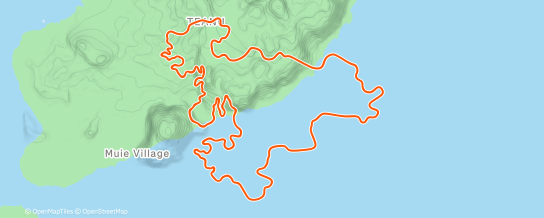 Map of the activity, Zwift - Active Recovery on Sand And Sequoias in Watopia