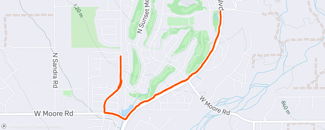 Map of the activity, Ouch… legs still aren’t bending right🤣