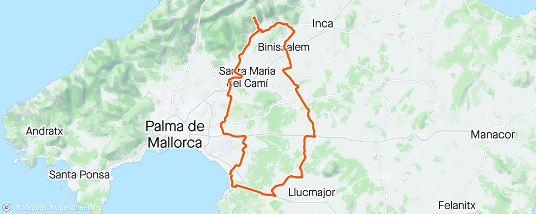 Map of the activity, Mallorca #6