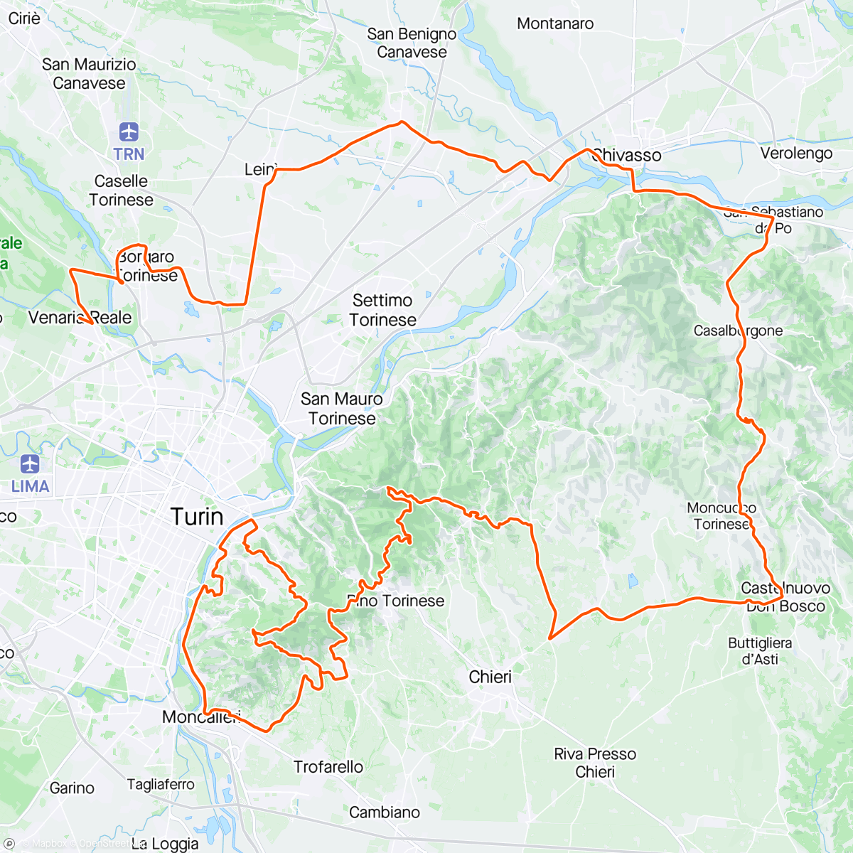 Map of the activity, 107° Giro d’Italia 1° stage ( breve ed intensa ma si è iniziato! Che discese e che curve 🫣😵‍💫)