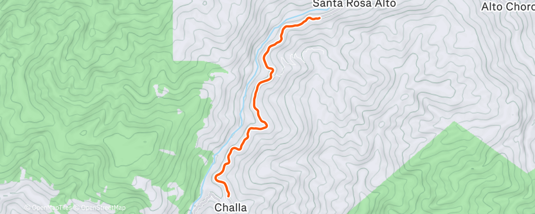 Map of the activity, [HT] Yungas | Bolivia