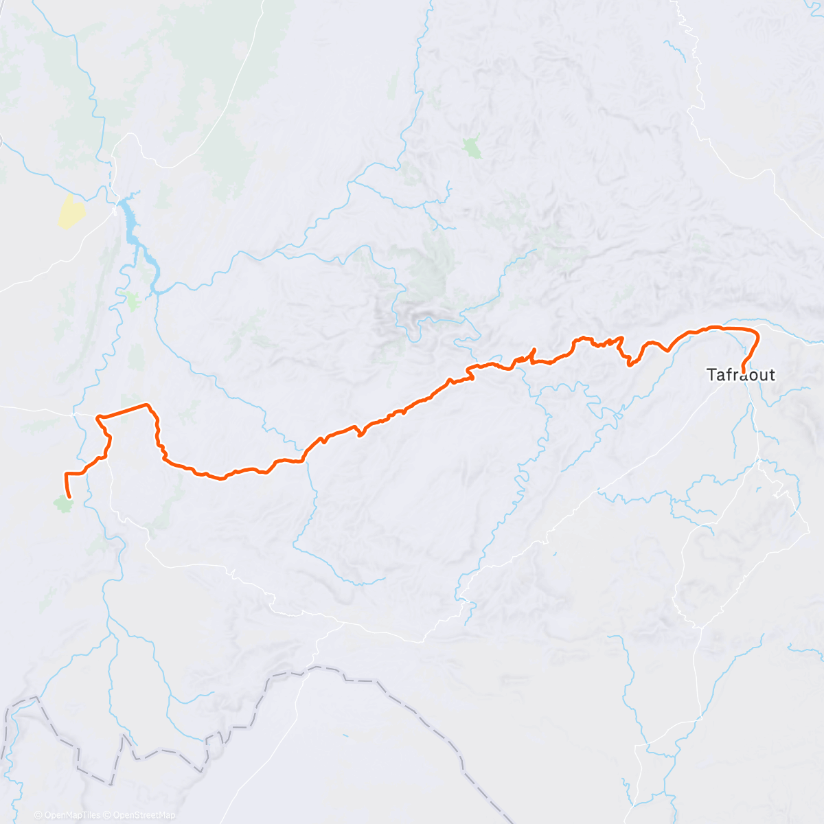 Map of the activity, Christmas in Morocco 🇲🇦 // Ouijane - Tafraout