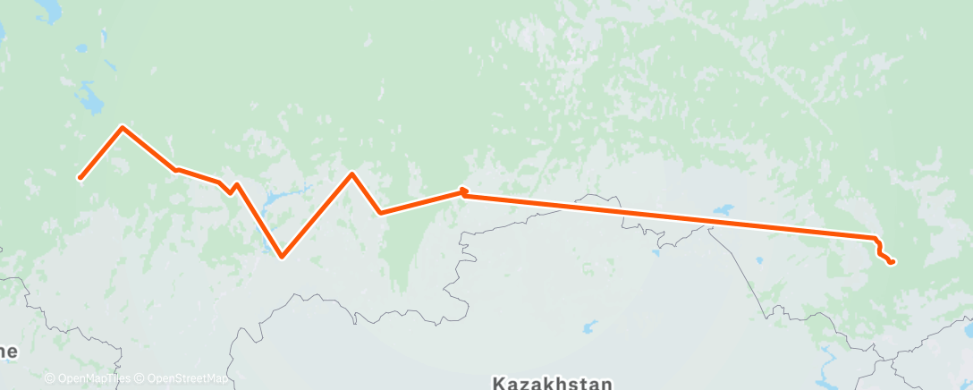 Map of the activity, Night Walk