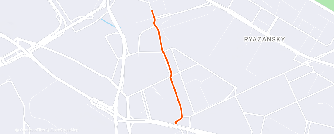 Map of the activity, Дневной велозаезд