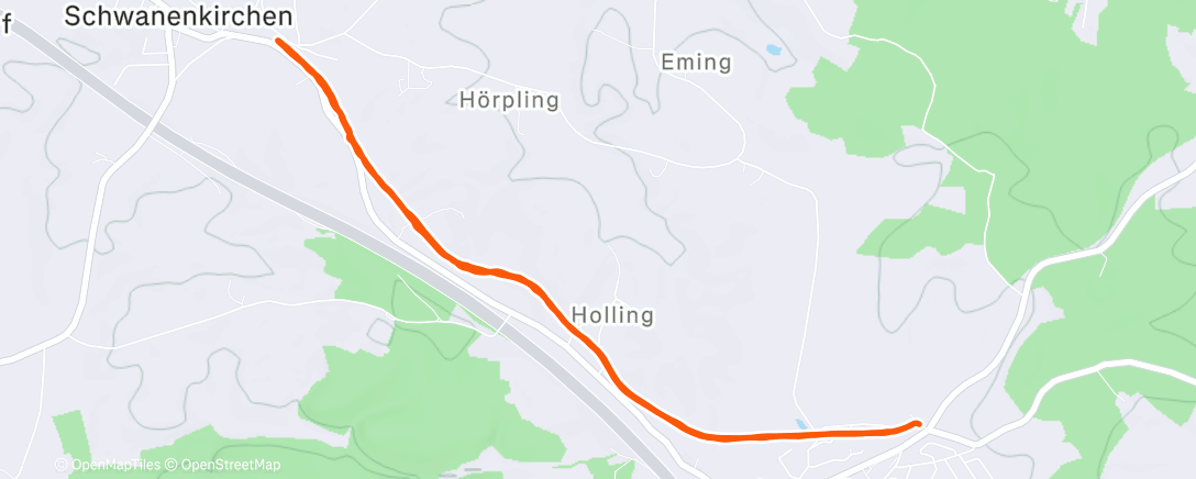 Map of the activity, Laufen (Outdoor)