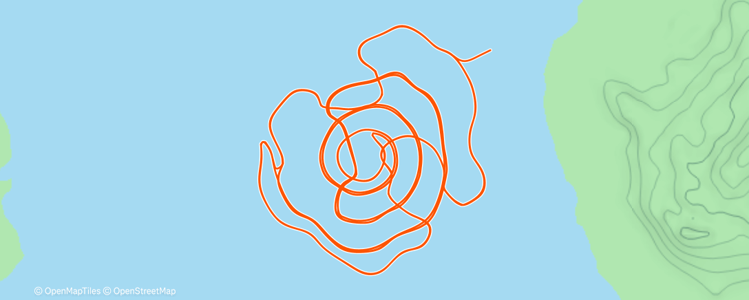Map of the activity, Lactate Check Ride