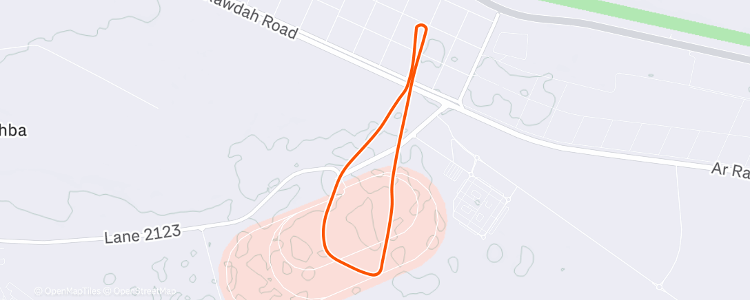 Map of the activity, MyWhoosh - Kurze VO2max Intervalle & Fokus auf Tempo