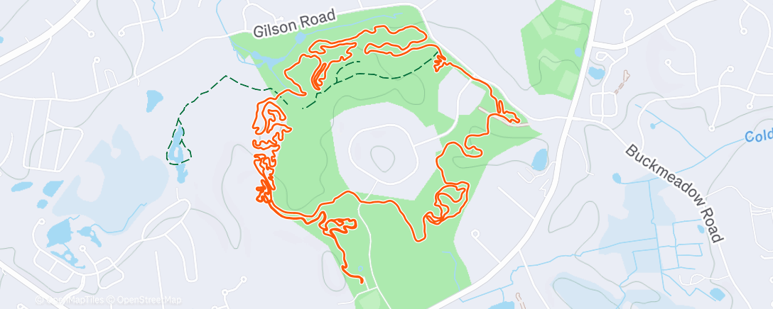 Map of the activity, Fluffy Dicky