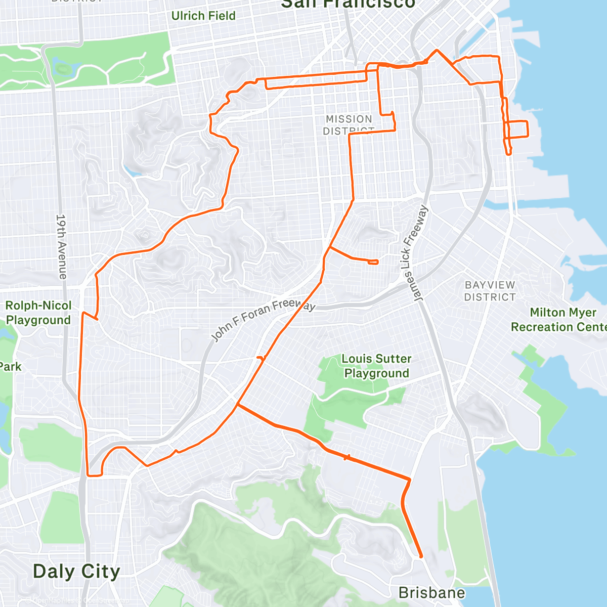 Map of the activity, Random rules